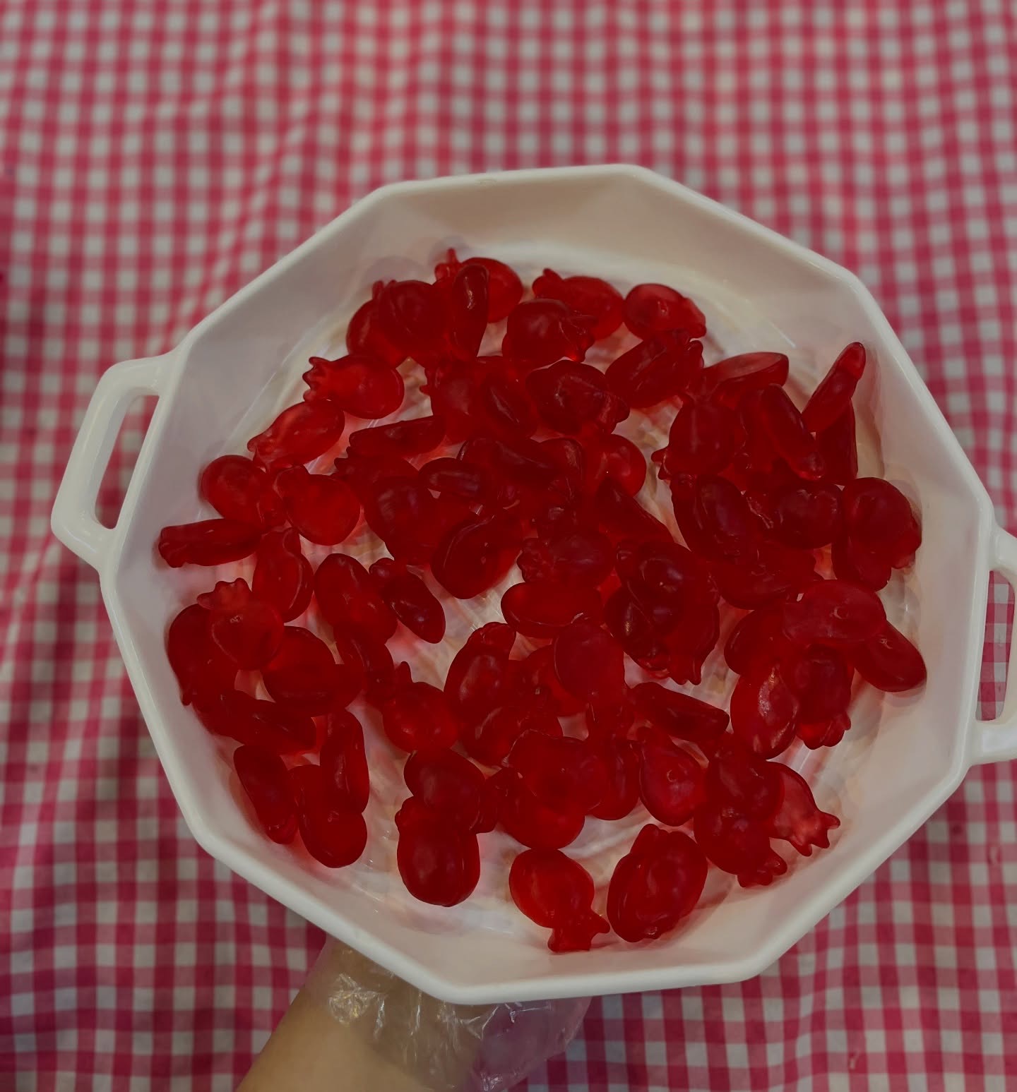 پاستیل شفاف انار