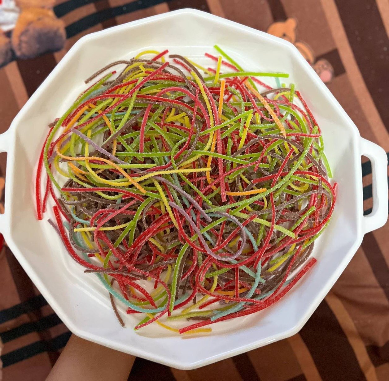 پاستیل اسپاگتی مارابو ترش ریسه ای